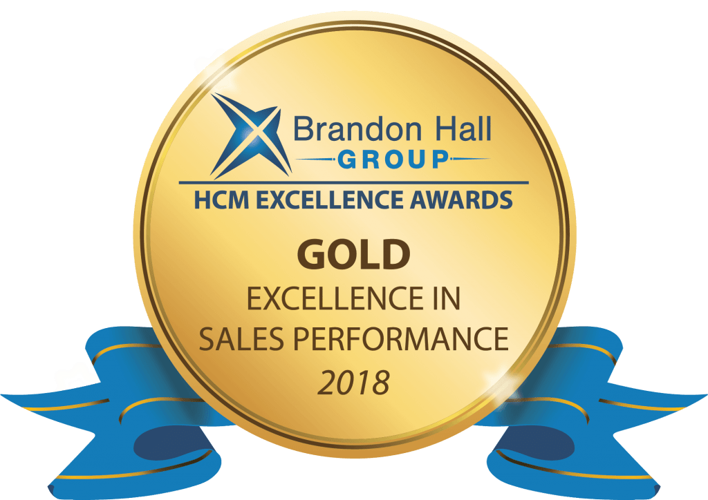 Brandon hall group excellence in sales performance 2018
