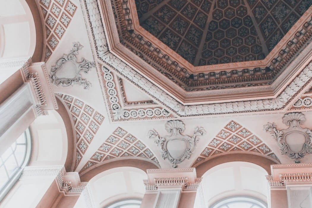 Pink and Coral Ceiling