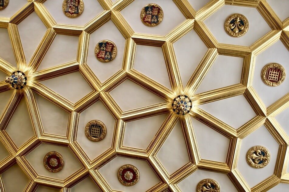 Gold Shape Ceiling